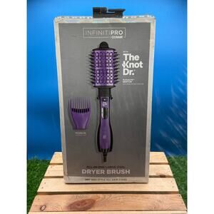 Conair InfinitiPro The Knot Dr. All-in-One Large Oval Dryer Brush - Purple